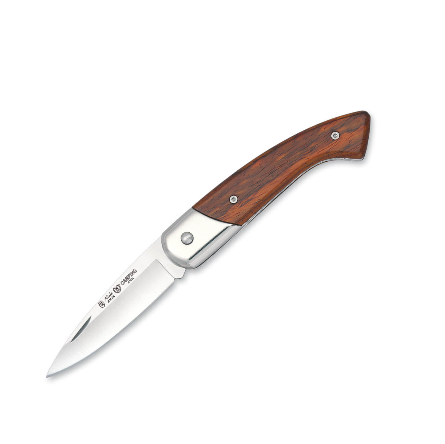 Navaja de bolsillo Nieto Camping con mango de madera de cocobolo ...