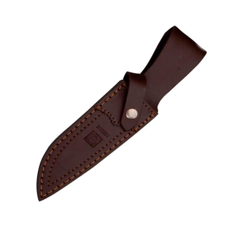 Cuchillo de caza Joker Tigre con mango de asta de ciervo y hoja de 17 cm