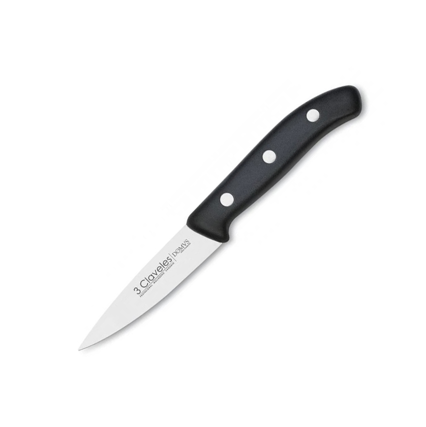 Cuchillo mondador 3 Claveles Domvs con hoja de 9 cm y mango de po...