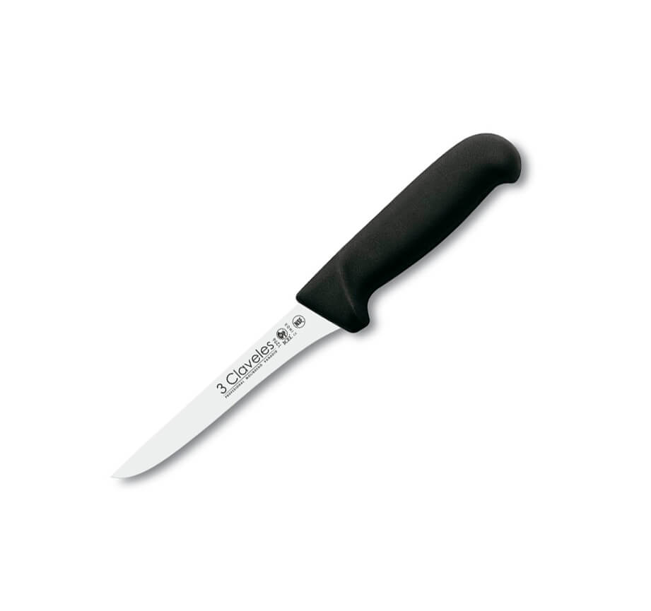 3 Claveles Cuchillo deshuesador flexible recto con hoja de 15 cm ...