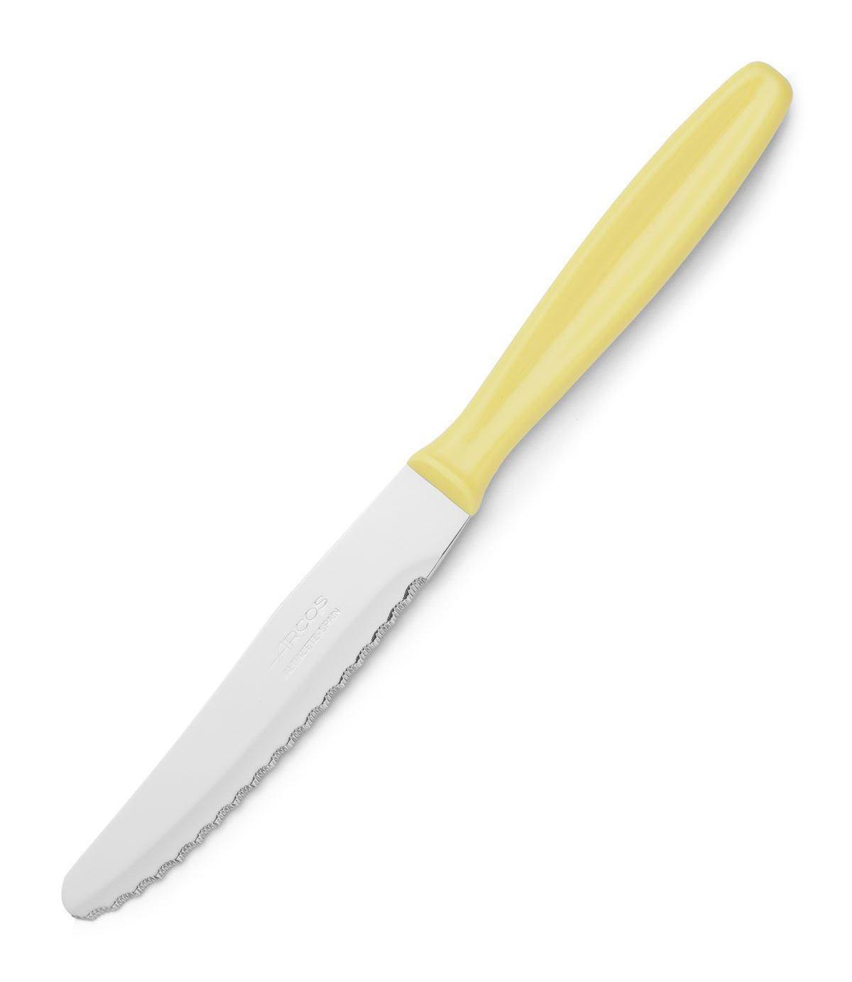 Cuchillos de postre Arcos Set de 12 unidades mango de polipropileno beige