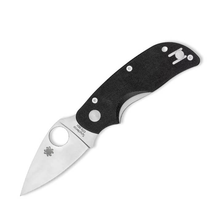 Navaja Spyderco CAT con mango de G10 y hoja de acero CTS BD1N