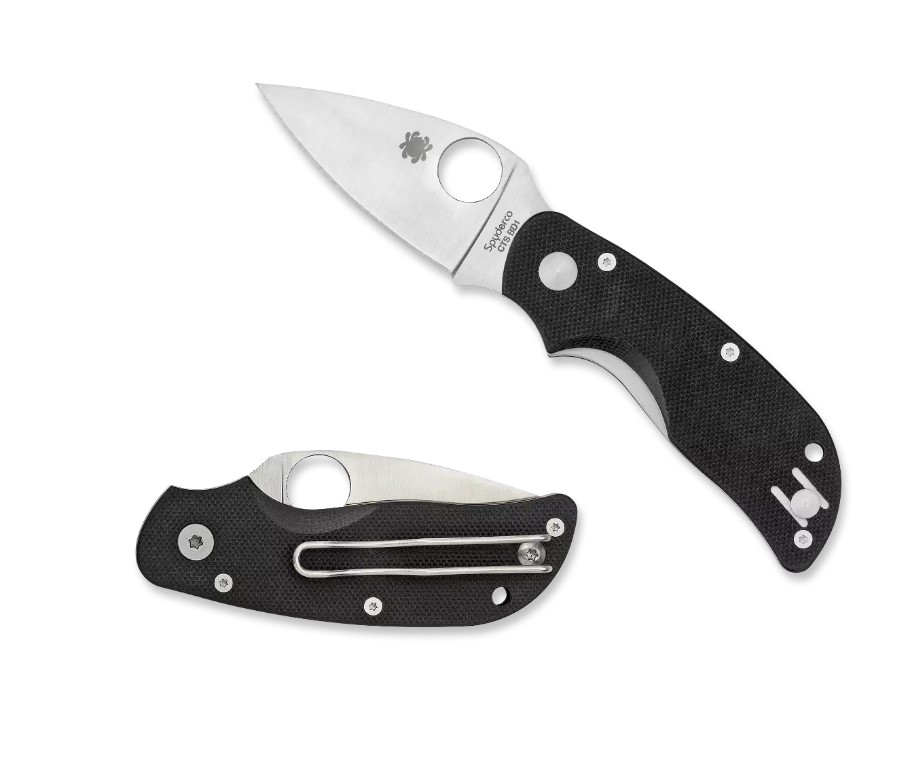 Navaja Spyderco CAT con mango de G10 y hoja de acero CTS BD1N
