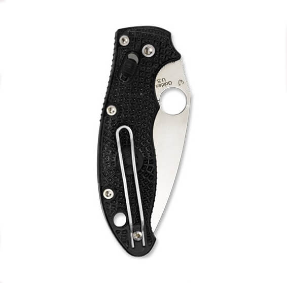Navaja MANIX 2 con mango de fibra de vidrio negra y hoja de CTS-BD1N con filo liso