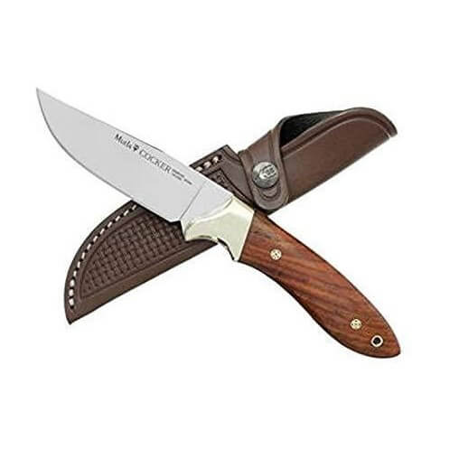 Muela Cocker 11CO cuchillo de caza con acero Sandvik 14C28N