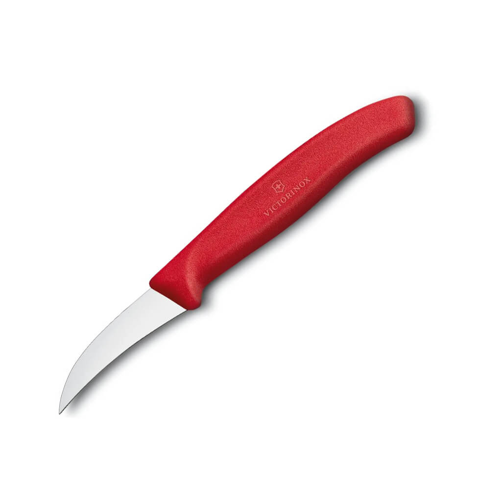 Cuchillo de verduras clásico Victorinox con hoja curva de filo l...