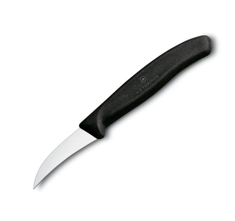 Cuchillo de verduras clásico Victorinox con hoja curva de filo l...