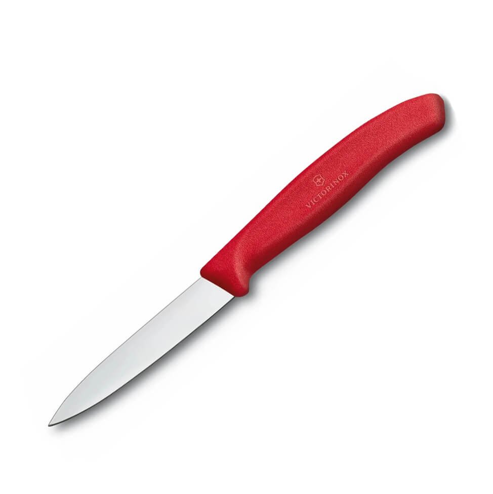 Cuchillo de verduras clásico Victorinox con punta de filo liso y...