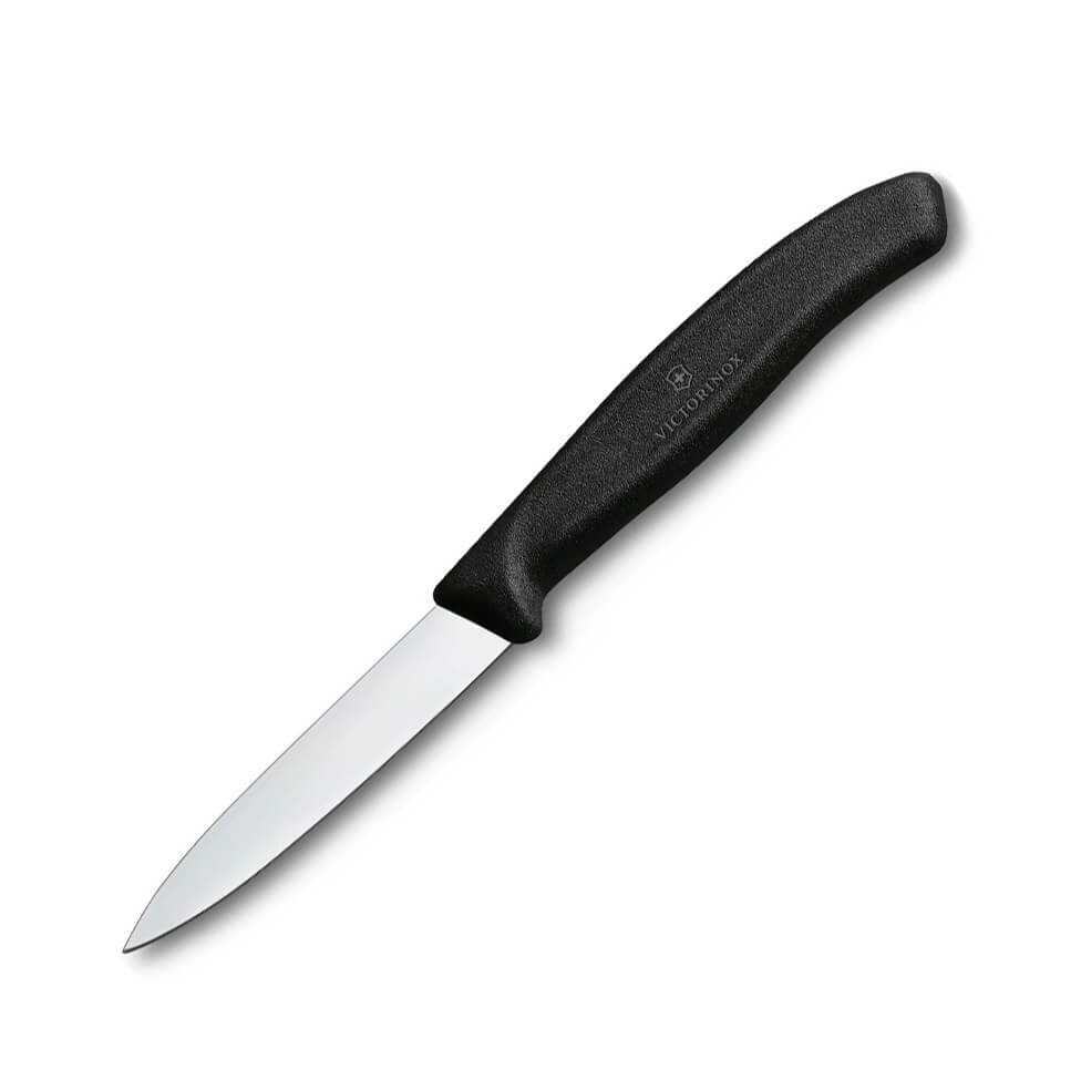 Cuchillo de verduras clásico Victorinox con punta de filo liso y...