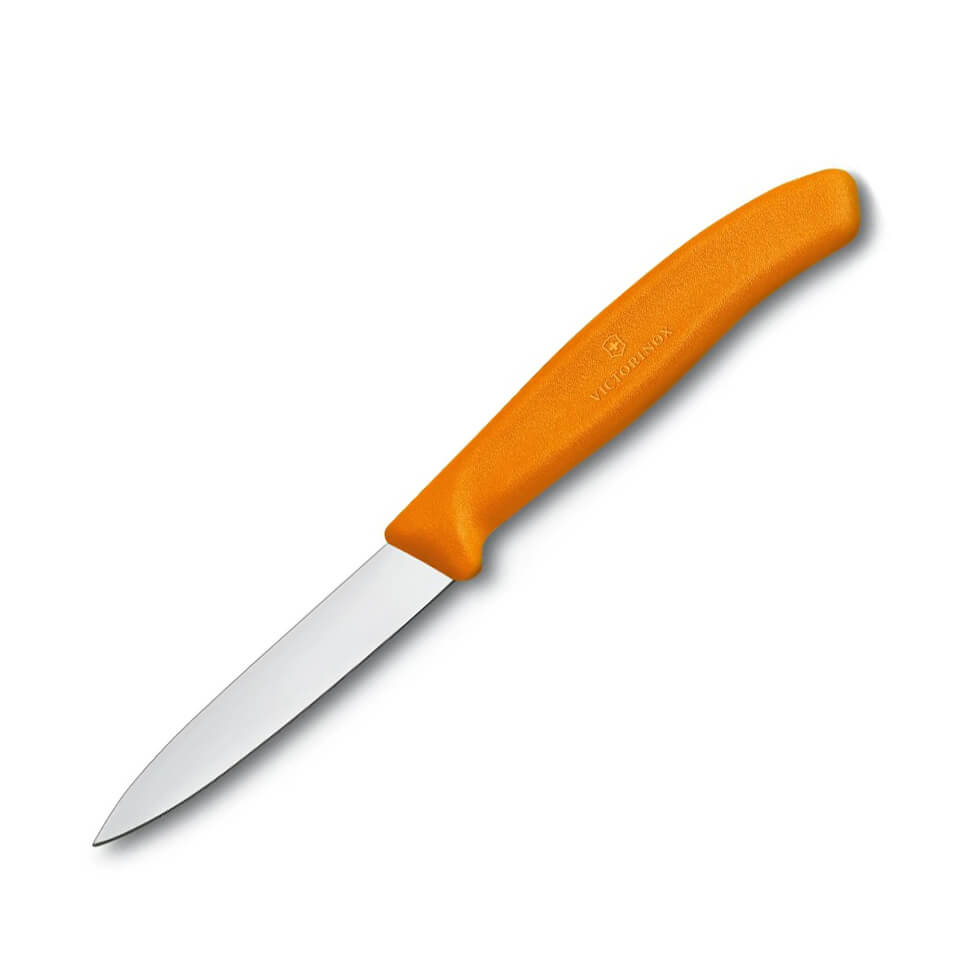 Cuchillo de verduras clásico Victorinox con punta de filo liso y...