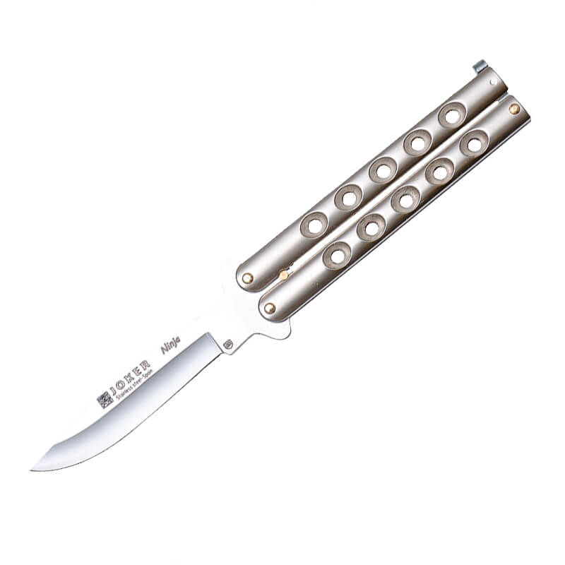 Navaja mariposa Joker Ninja con hoja de 10 cm y mango de zamak gr...
