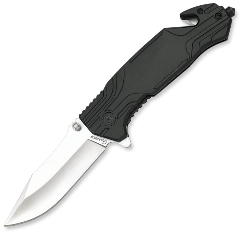 Navaja Albainox con cutter para cinturón de seguridad, rompevidrios, bloqueo lineal y hoja de 9,2 cm