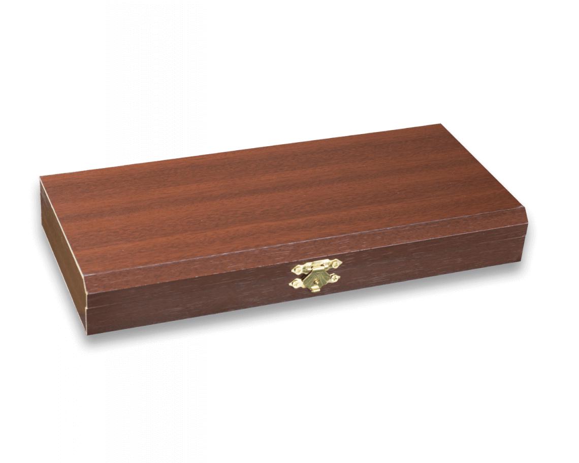 Caja regalo de madera, dimensiones de 25 x 11 x 3,2 cm