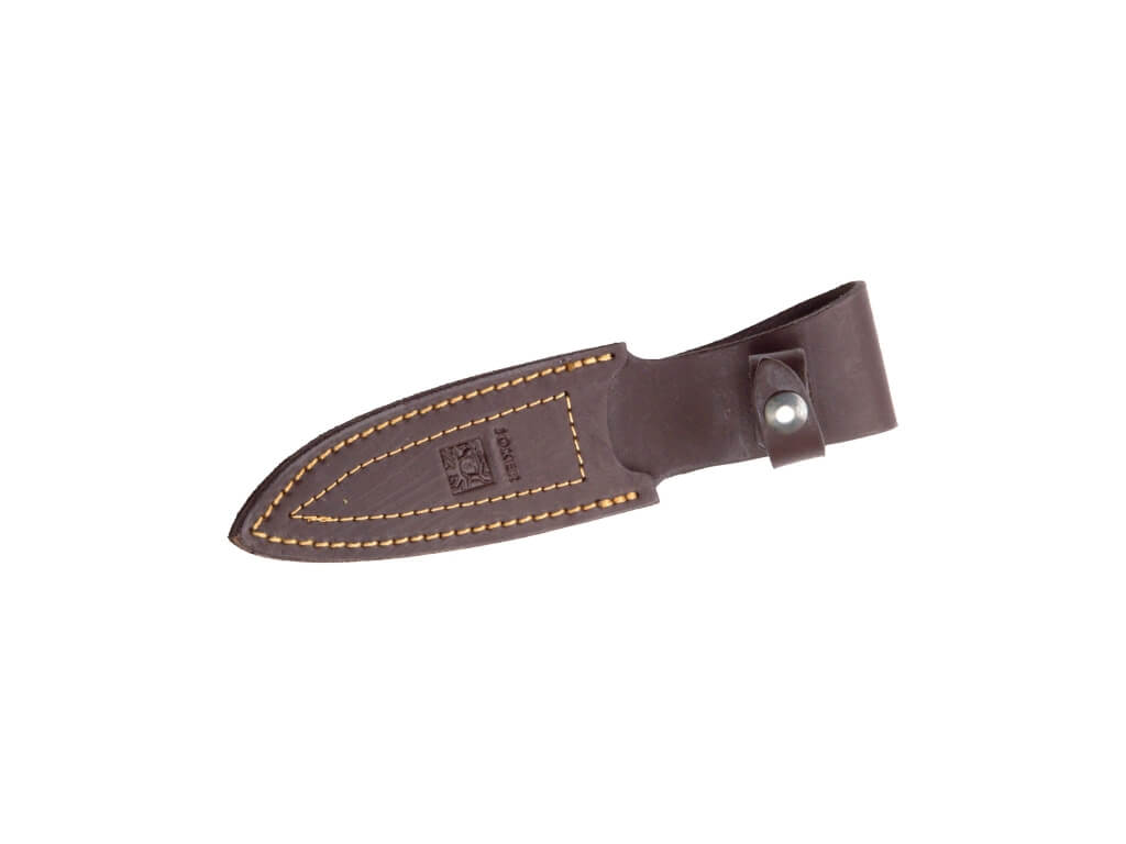 Cuchillo de caza Joker Pantera con mango de asta de ciervo y virola de acero