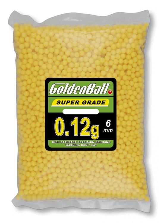 Bolsa de un kilogramo de bolas amarillas de plástico