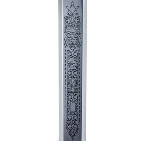 Espada masónica oro con grabado profundo Marto MA775