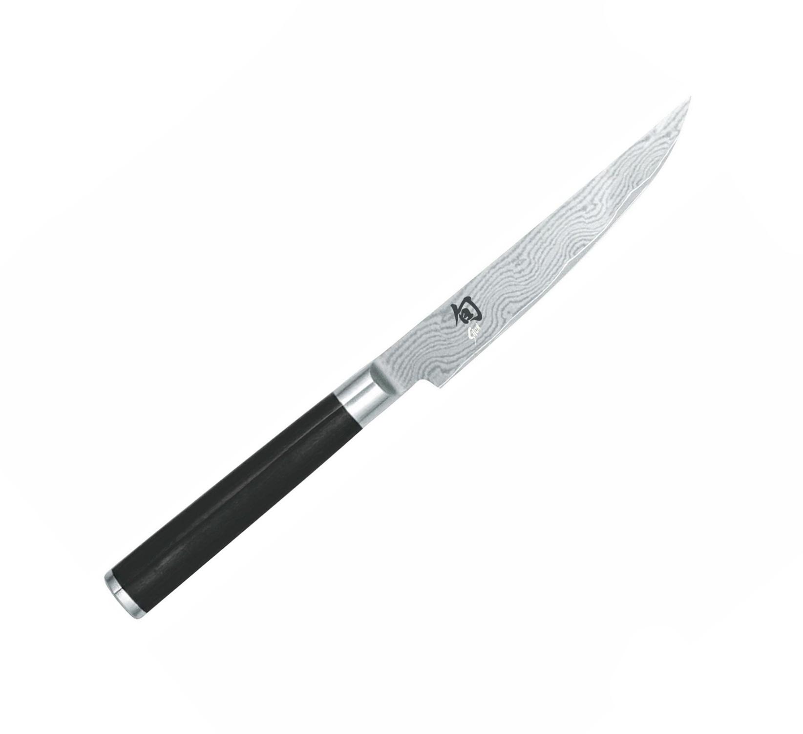 Cuchillo chuletero Damasco Kai Shun Classic con mango de madera P...