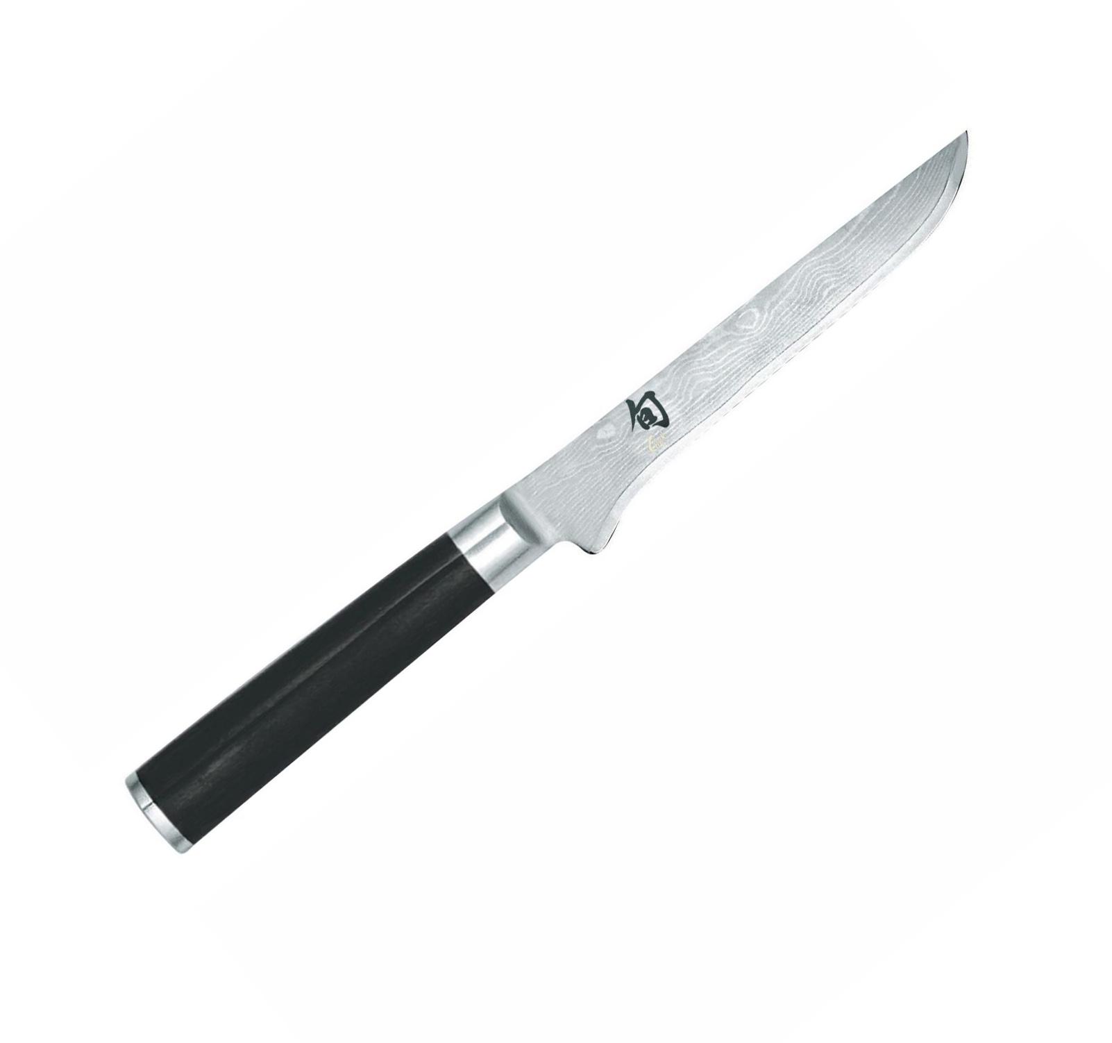 Cuchillo de deshuesar Damasco Kai Shun Classic con mango de mader...