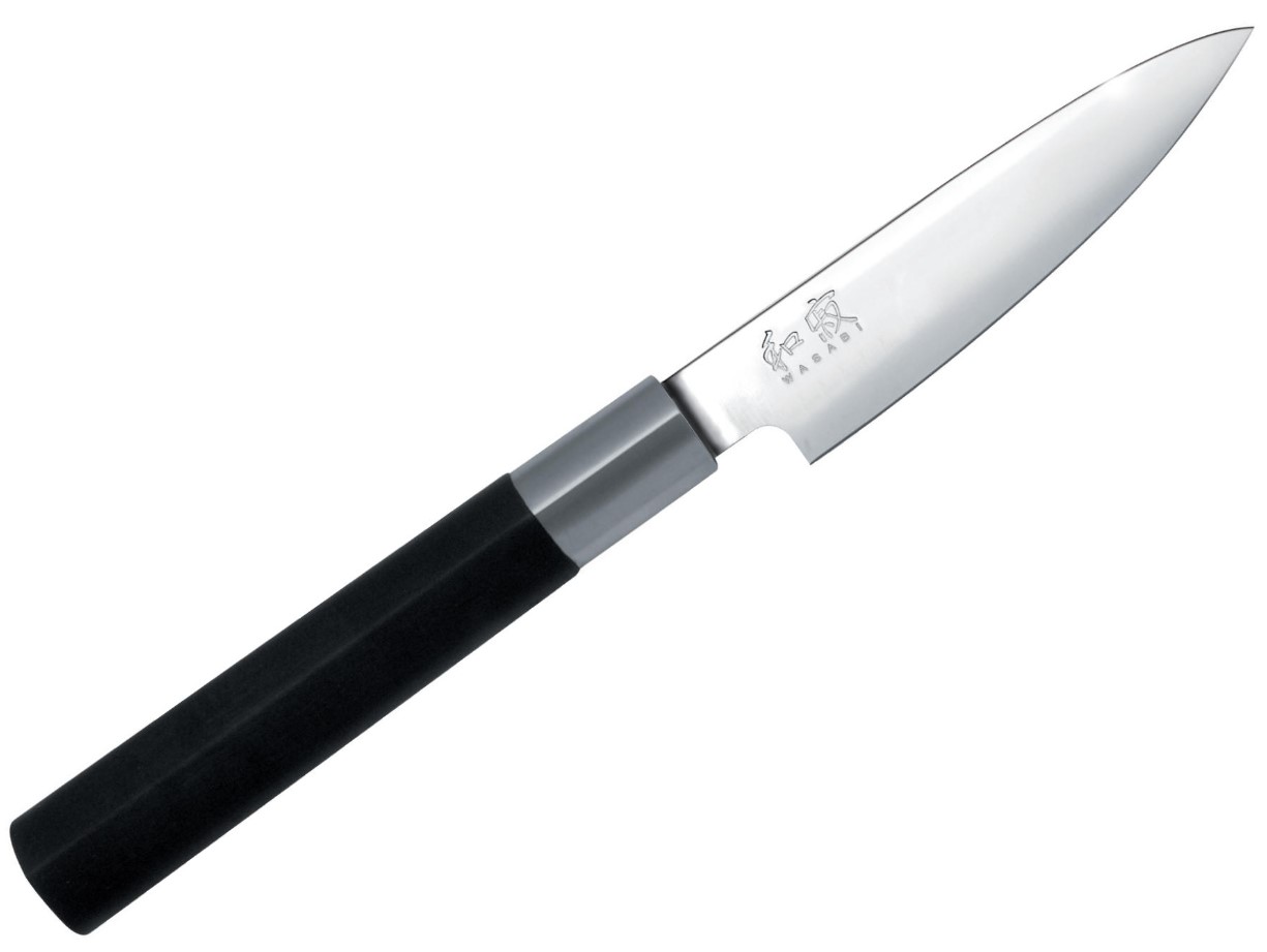 Cuchillo de chef KAI Wasabi Black 6710P con hoja de 10 cm