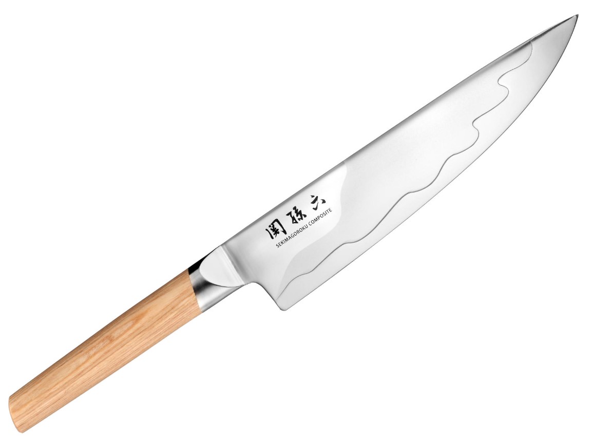 Cuchillo cocinero KAI Seki Magoroku Composite con hoja de 20 cm M...