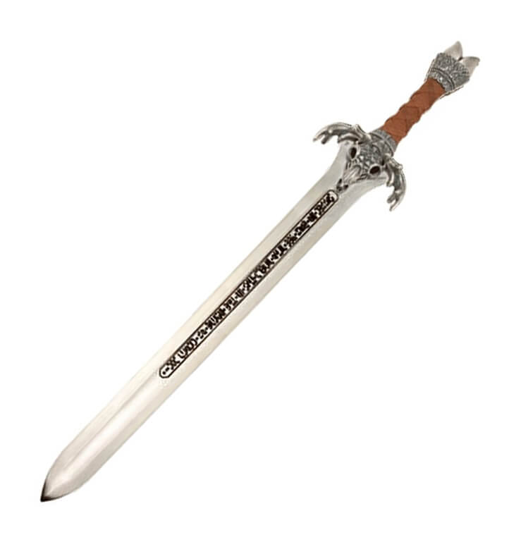 Espada de Conan Padre con acabado en color plata fabricada por Ma...