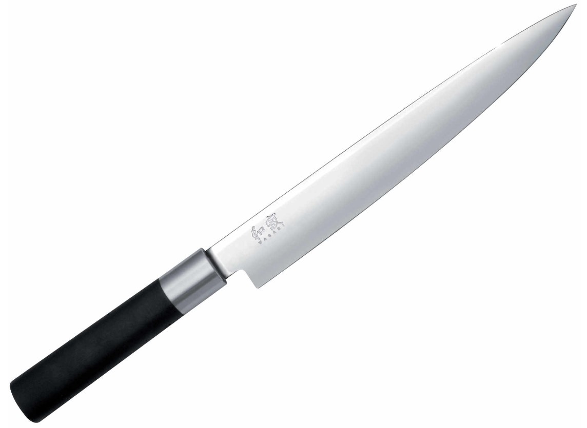 Cuchillo de filetear Kai Wasabi Black 6723L con hoja de 23 cm