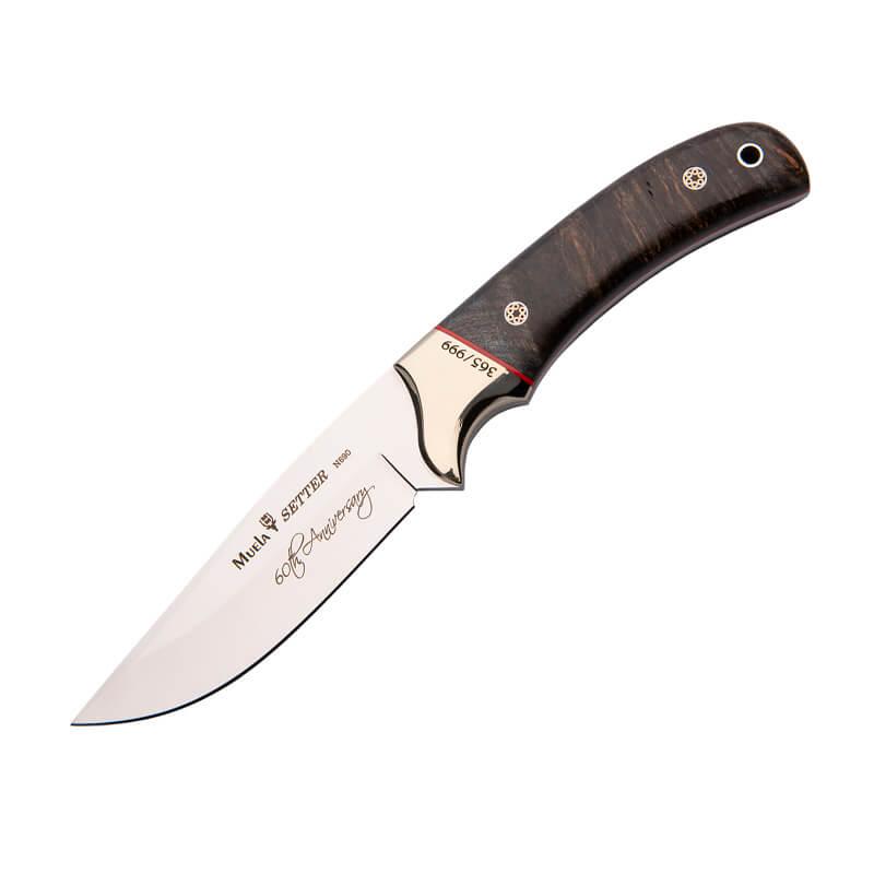 Cuchillo Muela Setter edición limitada con mango de madera de ra...