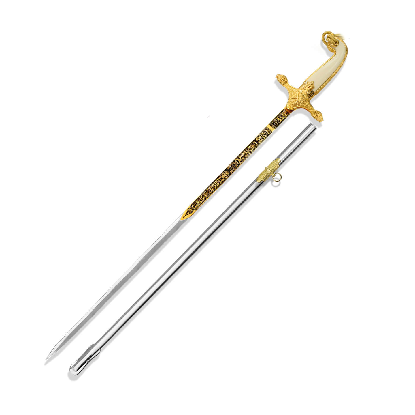 Sable de General del Ejército Español con empuñadura en latón...