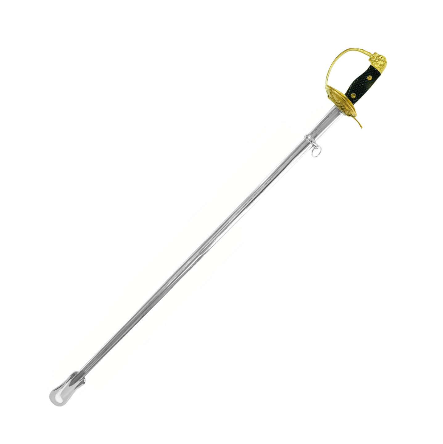 Sable de Oficial de la Guardia Civil con empuñadura en latón ba...