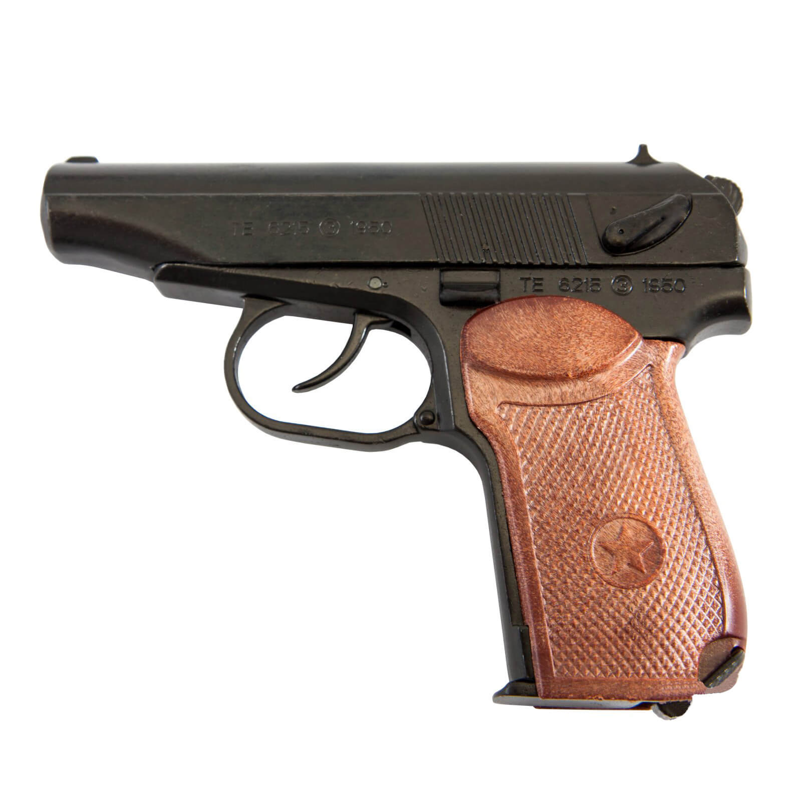 Réplica pistola PM, Russia 1955 de metal y plástico imitación madera