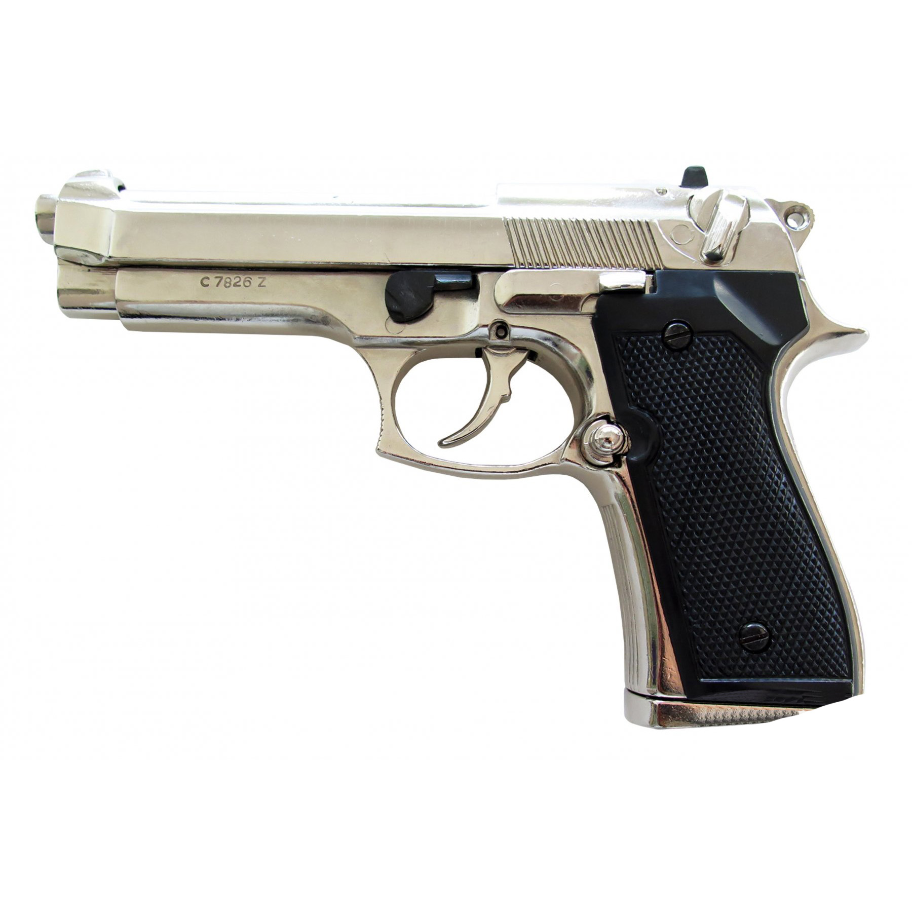 Réplica pistola Beretta 92 F 9 mm Parabellum, Italia 1975 de metal y plástico