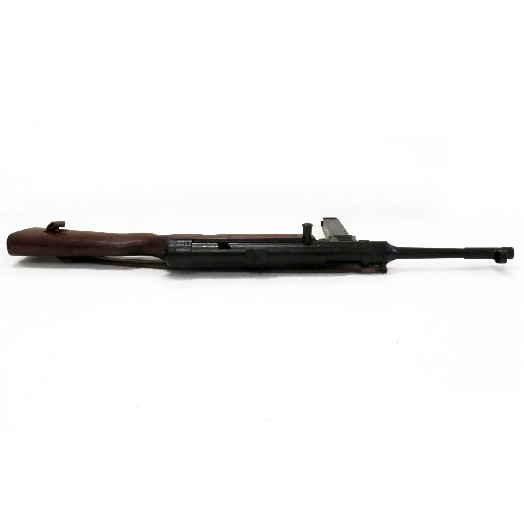 Replica de ametralladora MP41, Alemania 1940 con correa de piel
