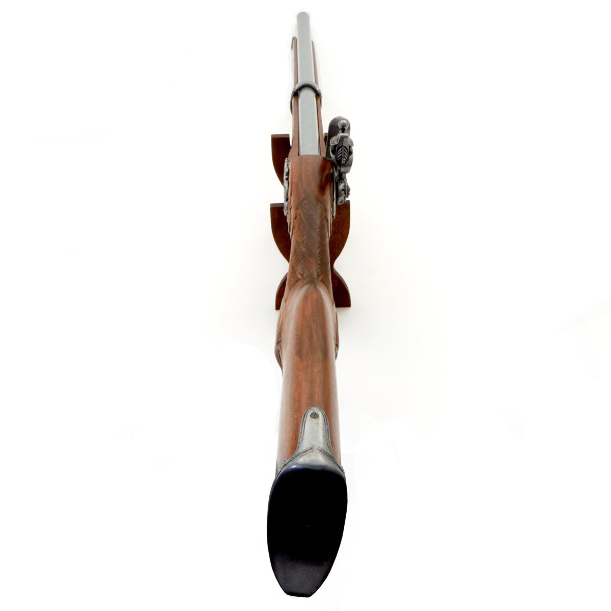 Rifle de chispa, Francia 1807, fabricado en madera y metal