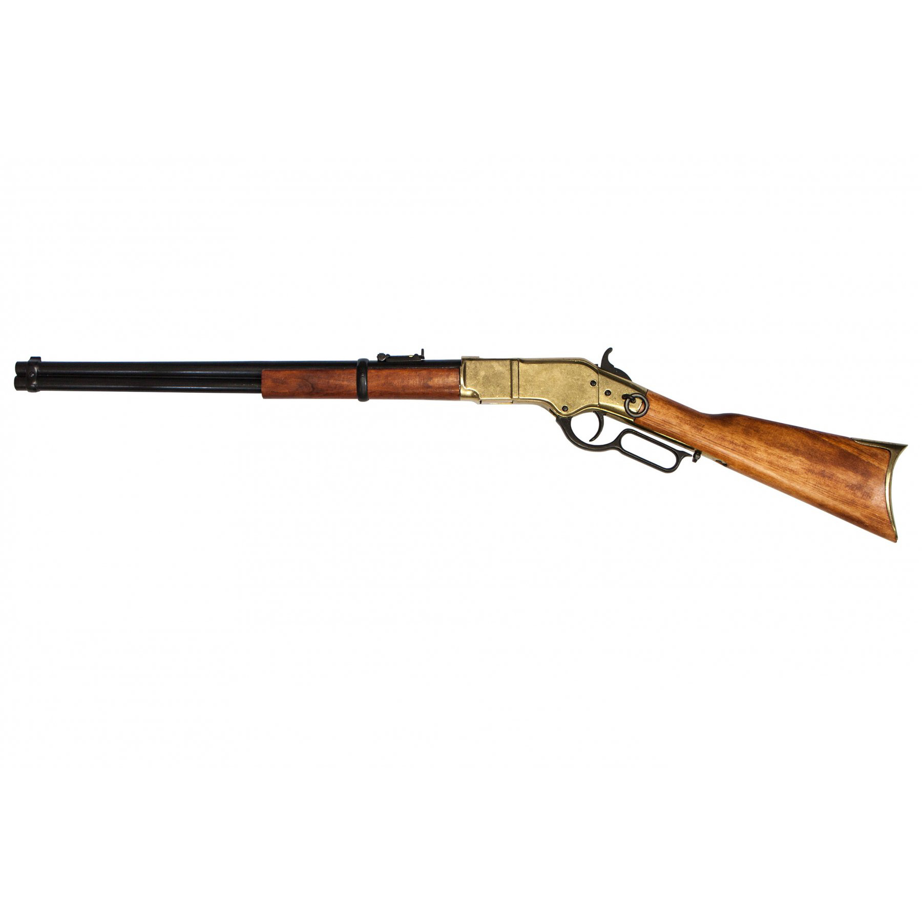 Carabina modelo 66, USA 1866, fabricado en metal acabado latón y madera