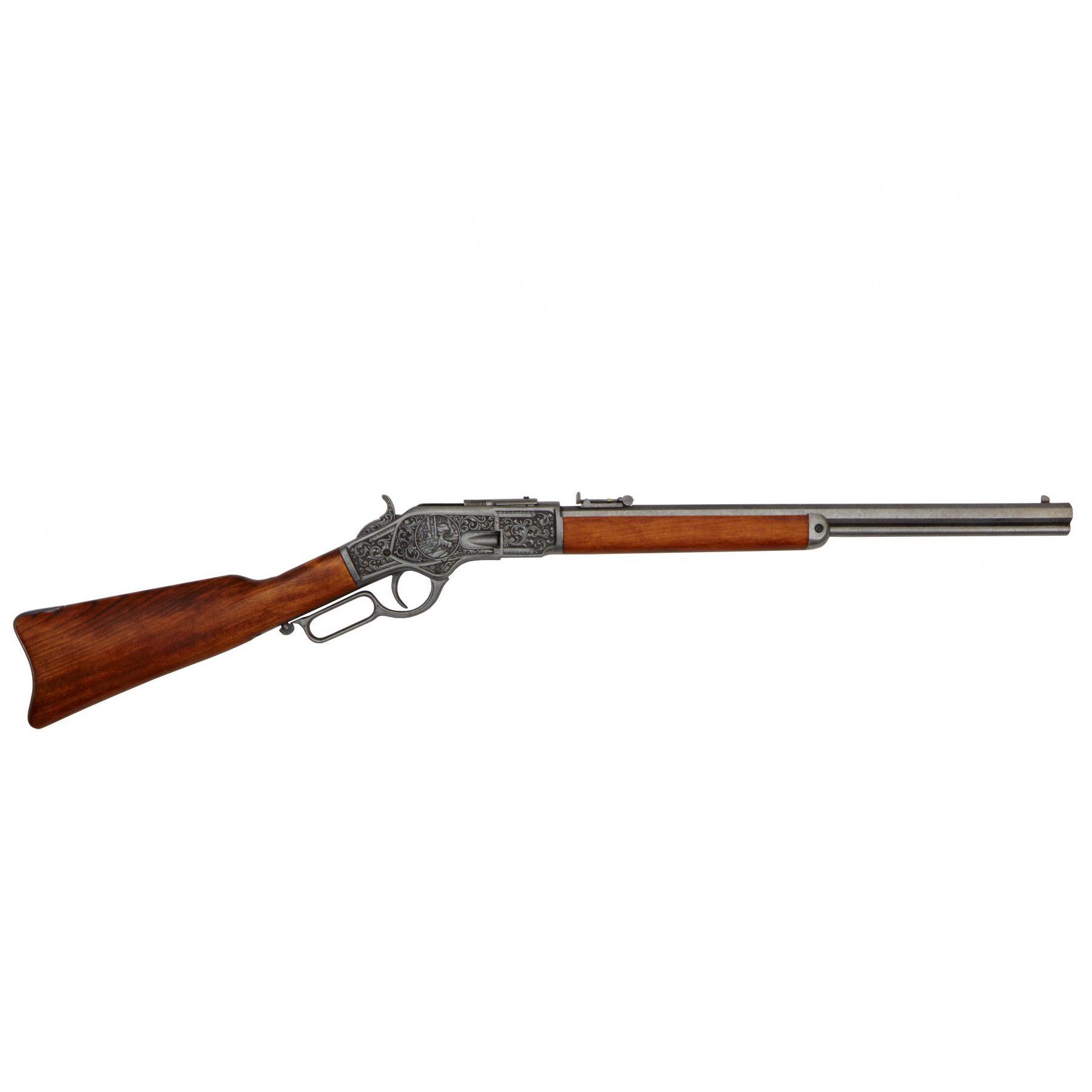 Carabina modelo 73, USA 1873, fabricado en metal y madera