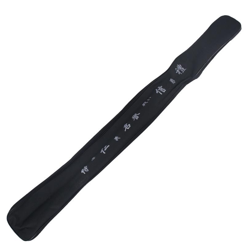 Katana decorativa con vaina blanca con inscripción