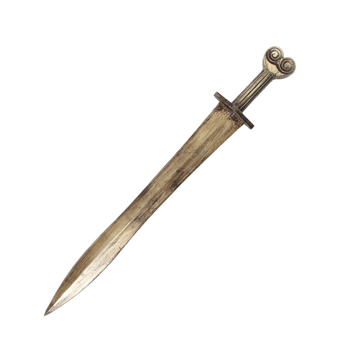 Espada de látex color dorado de 88 cm de longitud