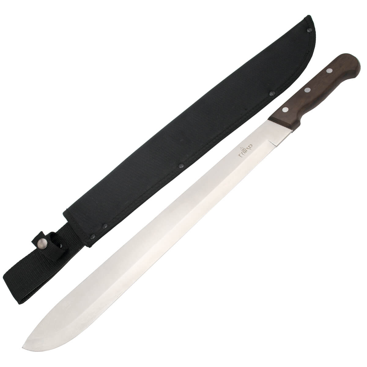 Machete cortacañas latino con hoja de 45 cm y mango de madera