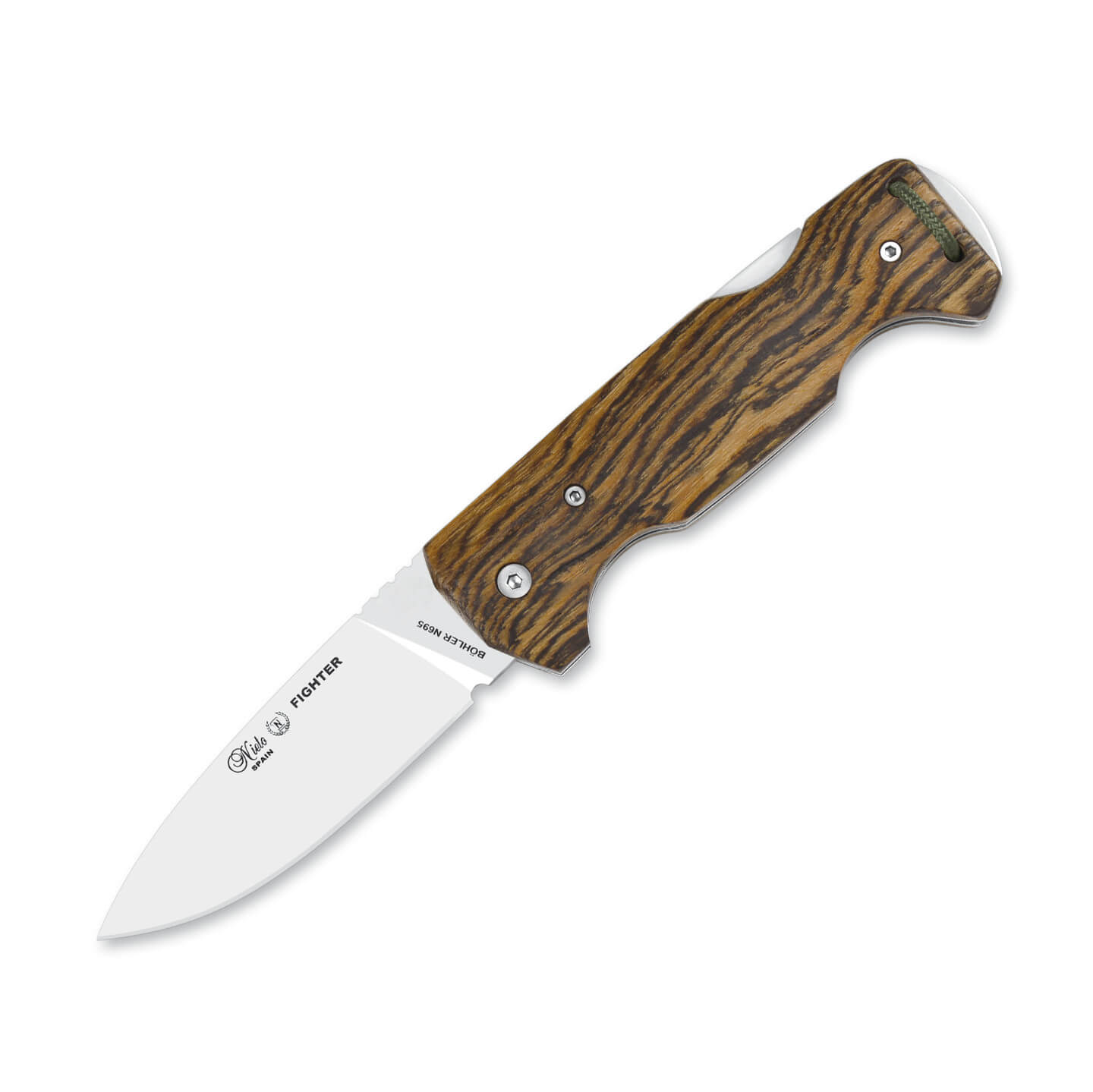 Navaja de bolsillo Nieto Fighter con hoja drop point de 8 cm y ma...