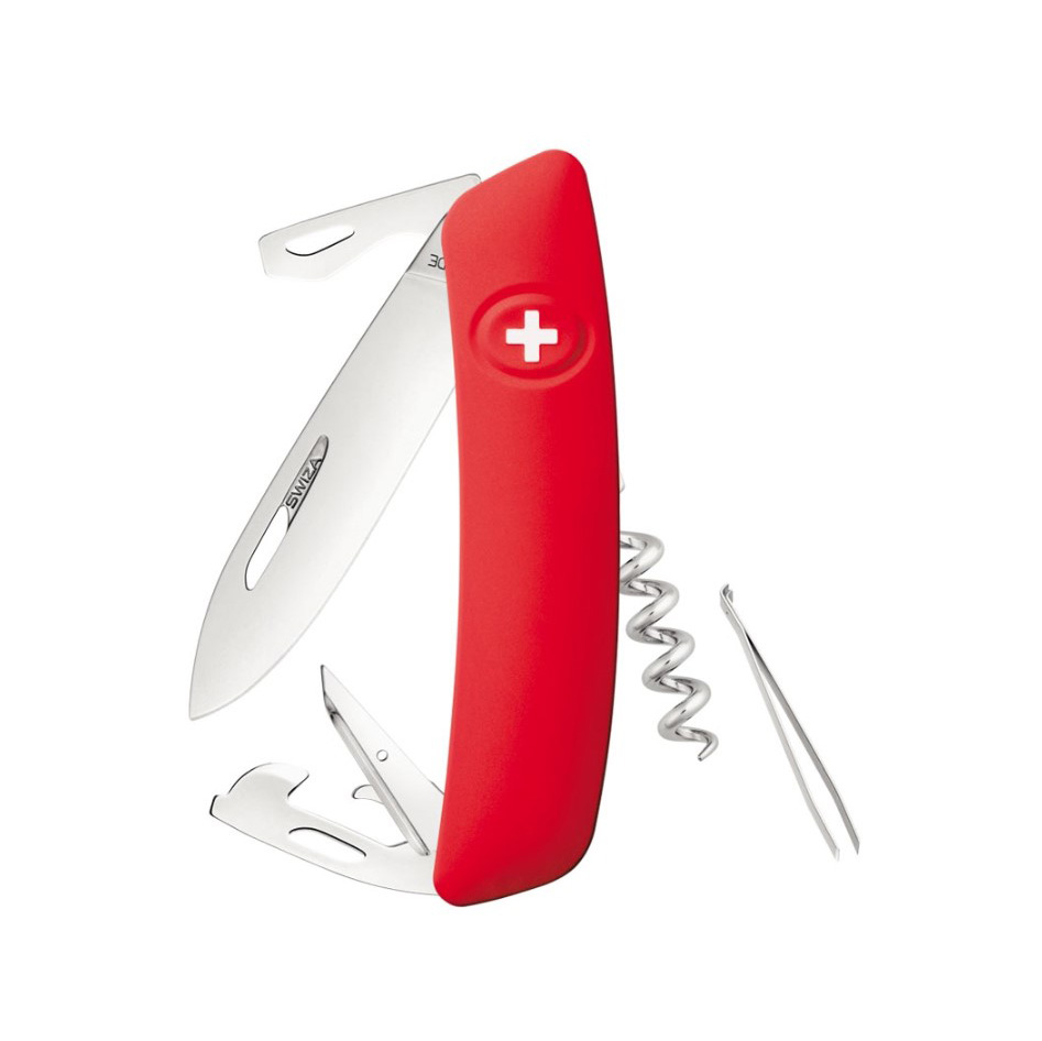 Navaja multiusos Swiza D03 roja con 11 funciones