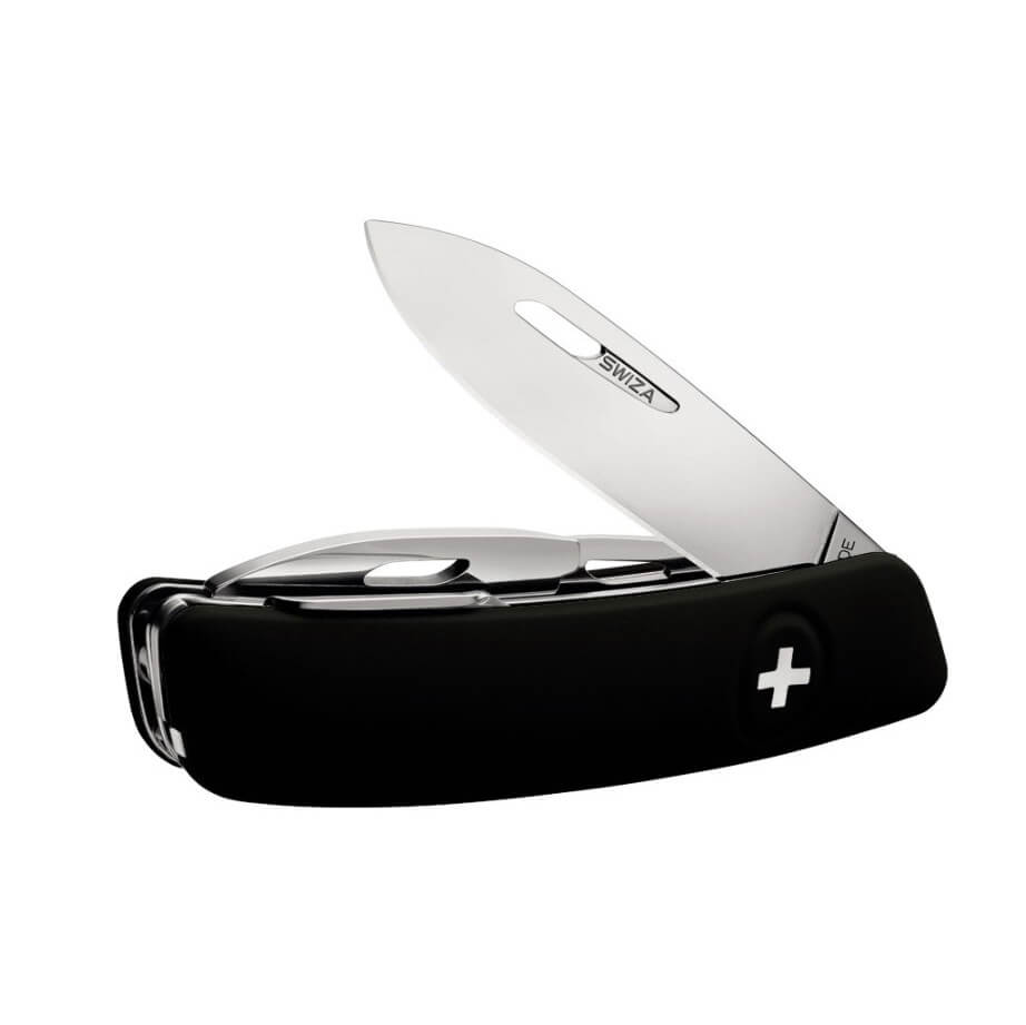 Navaja multiusos Swiza D03 Negra con 11 funciones