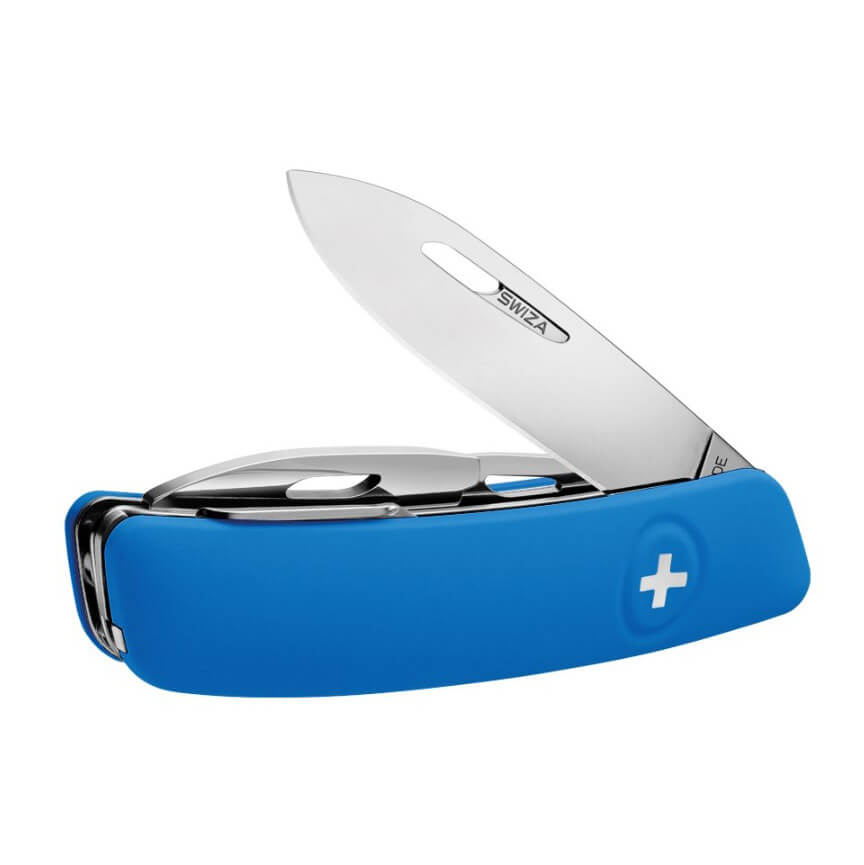 Navaja multiusos Swiza D03 Azul con 11 funciones