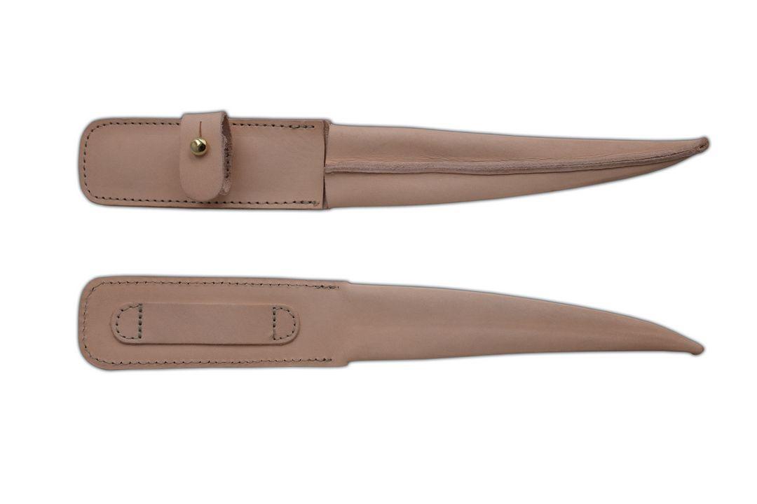 JV Macho riojano cuchillo de caza artesano con mango de asta de carnero