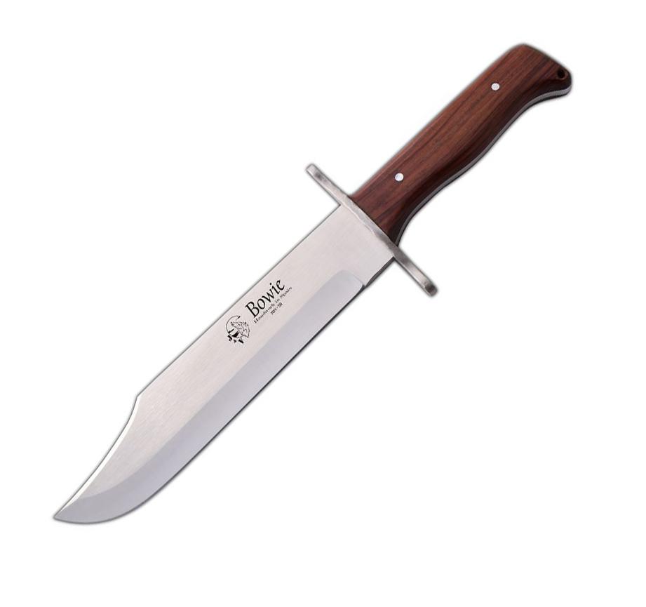 JV Bowie knife with cocobolo wood handle