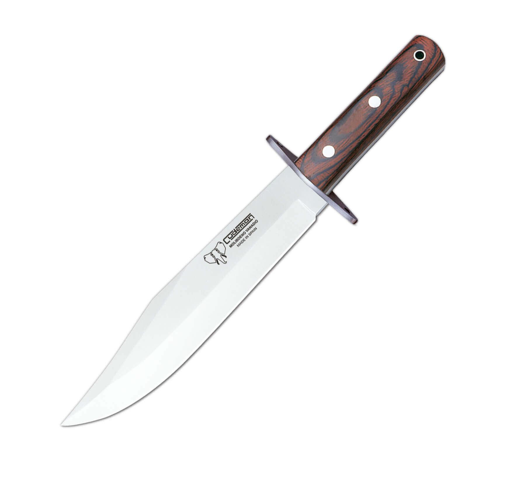 Cuchillo Cudeman Bowie 106-R con puño de estamina y hoja de 25 c...