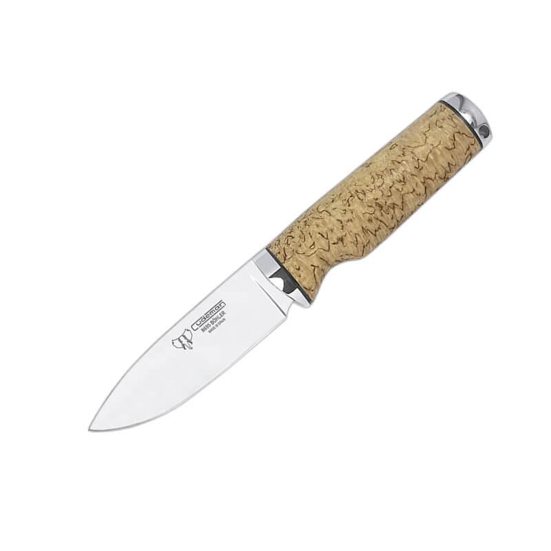 Cuchillo de supervivencia, mango abedul pulido