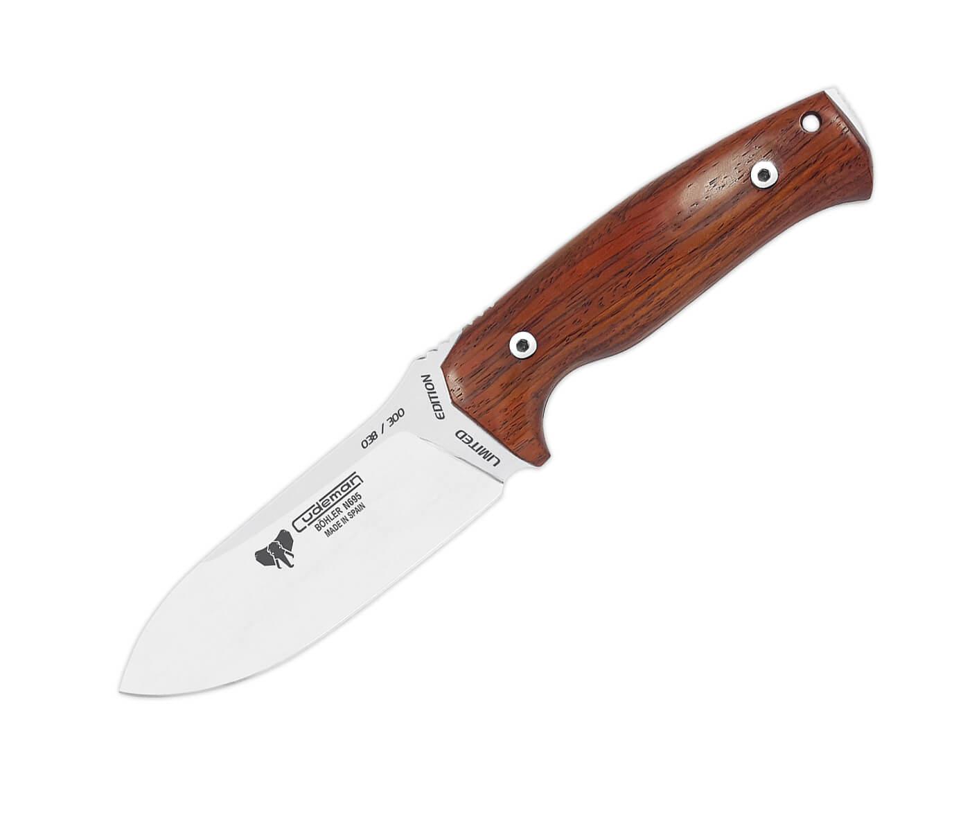 Cuchillo de supervivencia modelo Fab I. Mango de cocobolo pulido....