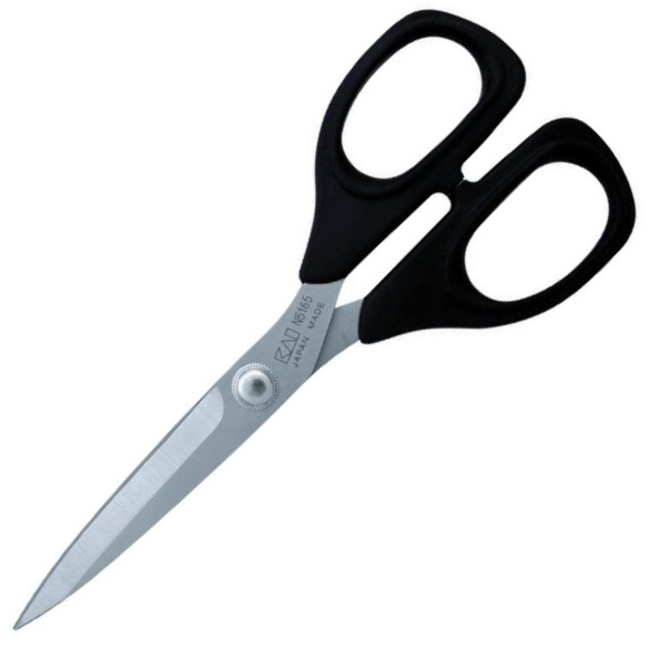 Tijeras de costura Kai N5165 con hoja de acero inox y mango de pl...