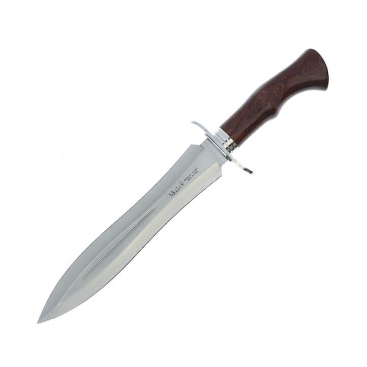 Cuchillo de caza Muela Agarre con mango de madera prensada coral ...