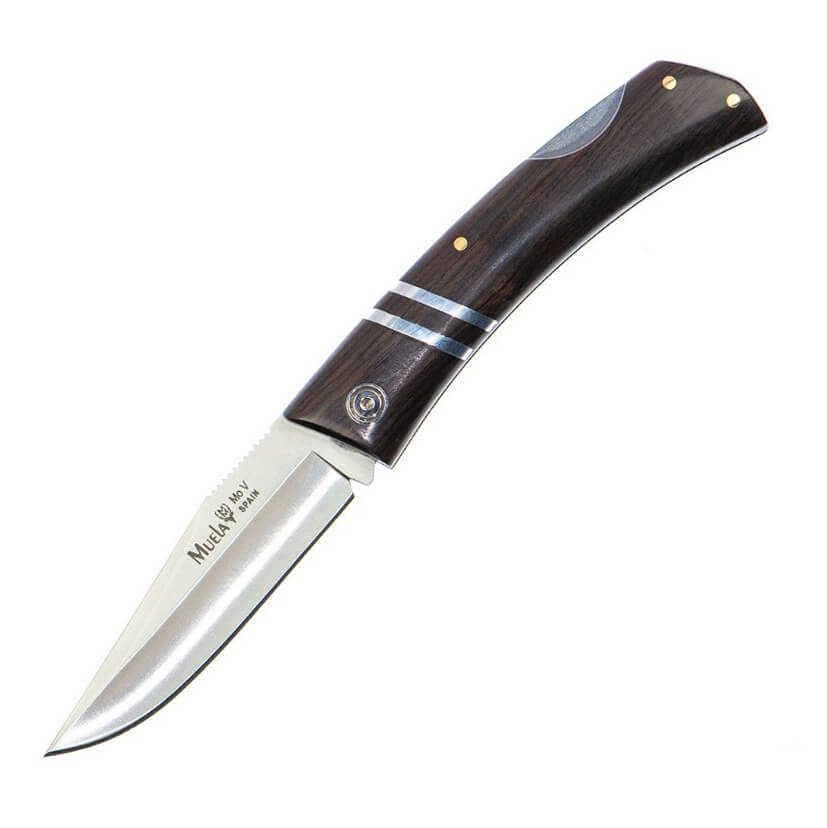 Muela ZX Navaja de bolsillo con mango de madera de granadillo